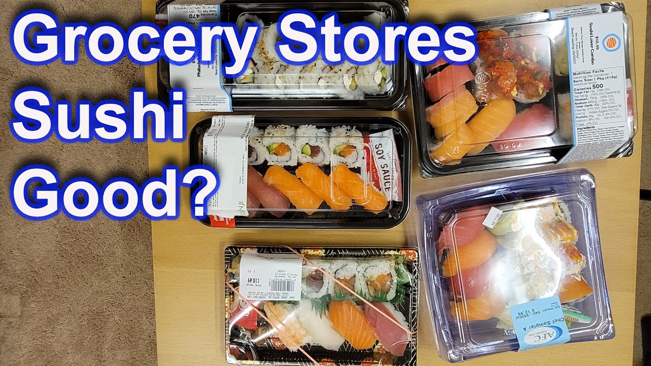 How good are Supermarket Grocery Stores Sushi? Wholefood Sprouts