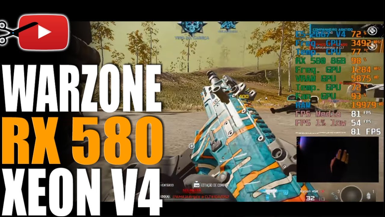 🔴 LIVE - WARZONE 5 | E5 2667 V4 + RX 580 8GB 2048 SP | MLLSE | XEON E5-2667 V4 | X99 | VERDANSK