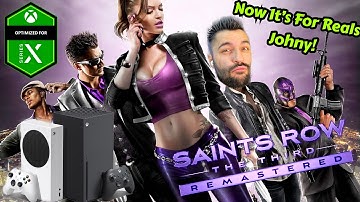 Saints Row The Third Remastered Xbox Series X|S Optimized Update All Modes Performance Analysis
