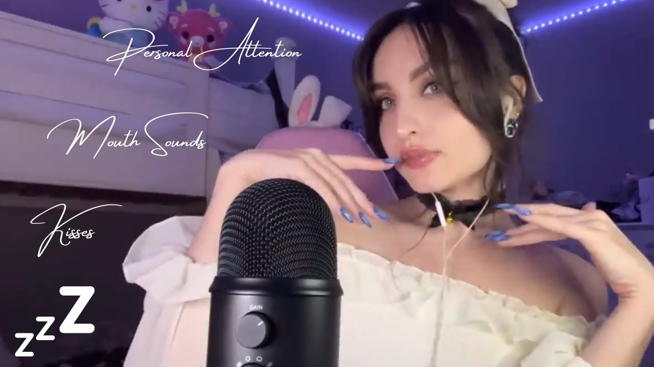 Beebee ASMR Kisses Part 2 Compilation | Personal Attention, Mouth Sounds, Wet-Dry, Up Close