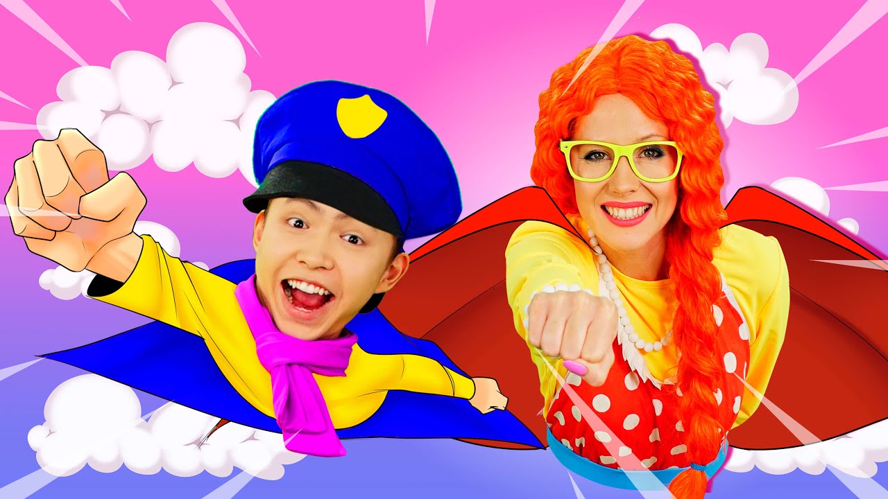 Super Police Officer Song 👮‍♂️🚓🚨 + More | Kids Songs And Nursery Rhymes | Dominoki