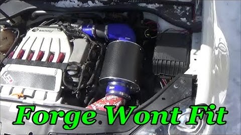Trying To Make The Forge Intake Fit Volkswagen R32 3.2l VR6