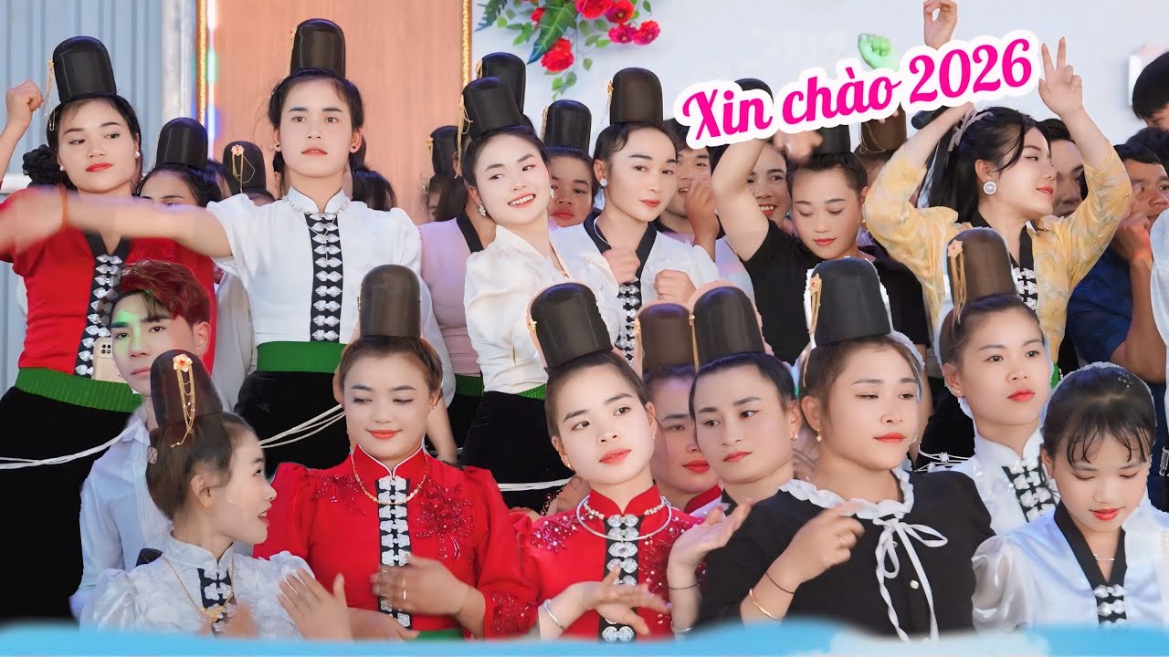 QUÁ TUYỆT VỜI CHỊ EM NHẢY MỪNG ĐÁM CƯỚI HỒNG THƠM _ ANH ĐẠI BẢN TĂNG XÃ NẬM LẦU TỈNH SƠN LA