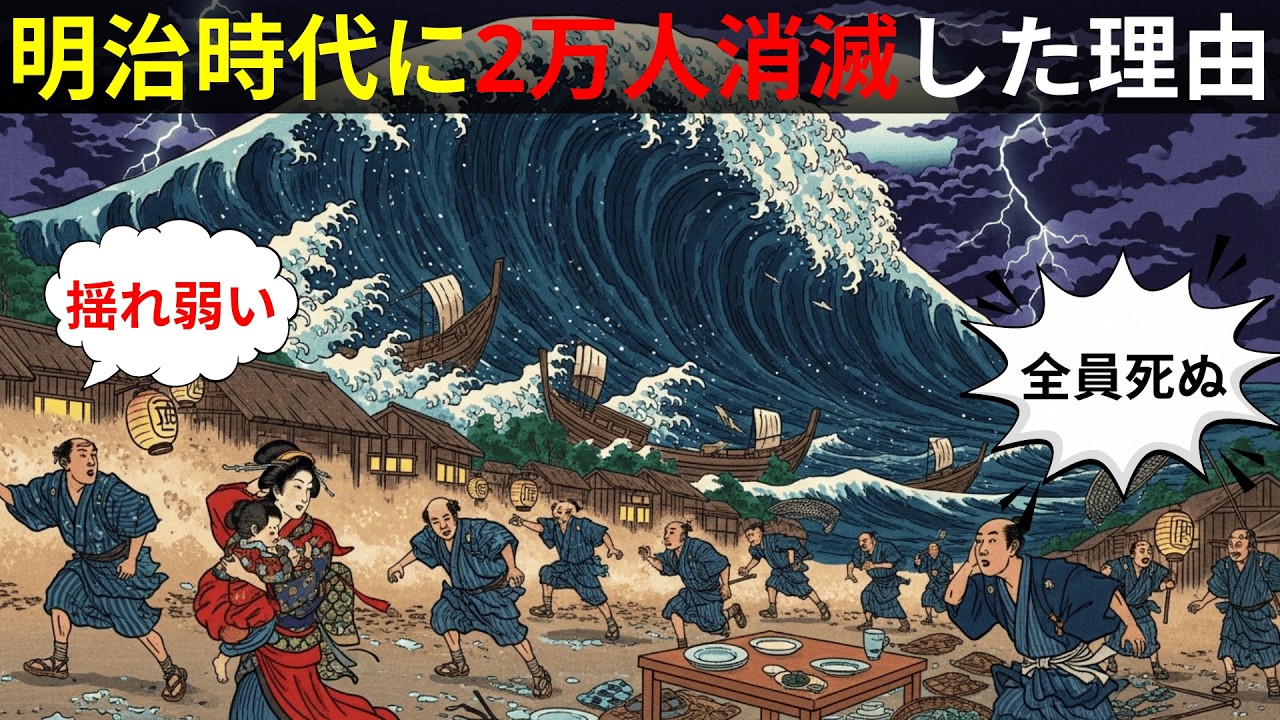 二万人を飲み込んだ明治三陸津波—なぜ人々は逃げなかったのか。「科学の死角」が生んだ怪物【江戸闇語り】