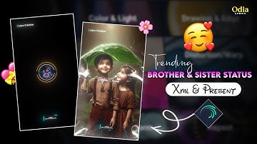 Dukharu Tu Tate Kebe Paribani chbui|| Odia Status Video || Editing Alight motion ||#odialyricx._.143