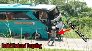 Bus ANT Trans mengalami musibah di Jalinsum sungai lilin | Laka Bus Pariwisata | Mudik 2024
