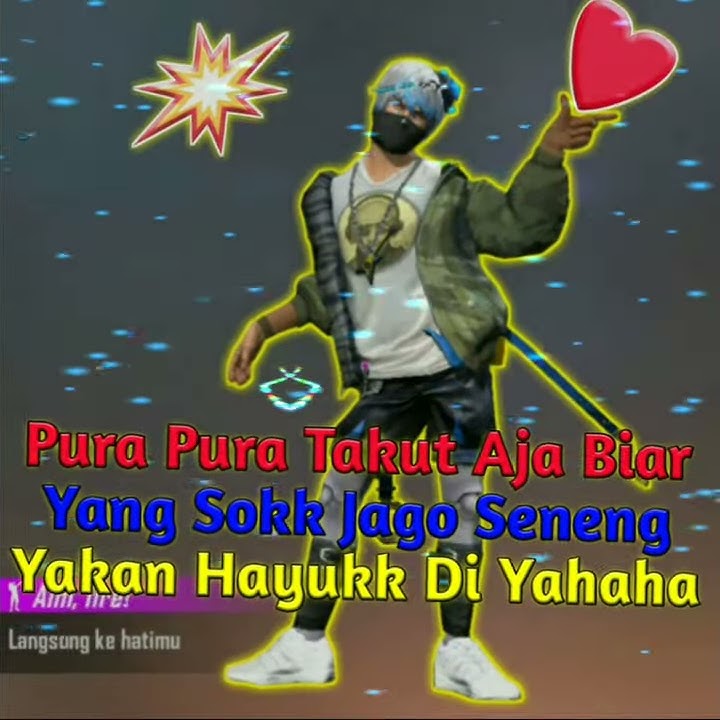 PURA PURA TAKUT AJA BIAR YANG SOK JAGO SENENG YAKAN HAYUKK YAHAHA:')