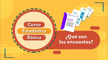 La encuesta l Curso de Estadística Básica