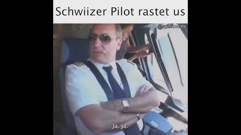 SWISSMEME: SCHWIIZER PILOT RASTET US
