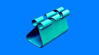 fast238 SolidWorks Tutorial 238: sheet metal binding of papers clip