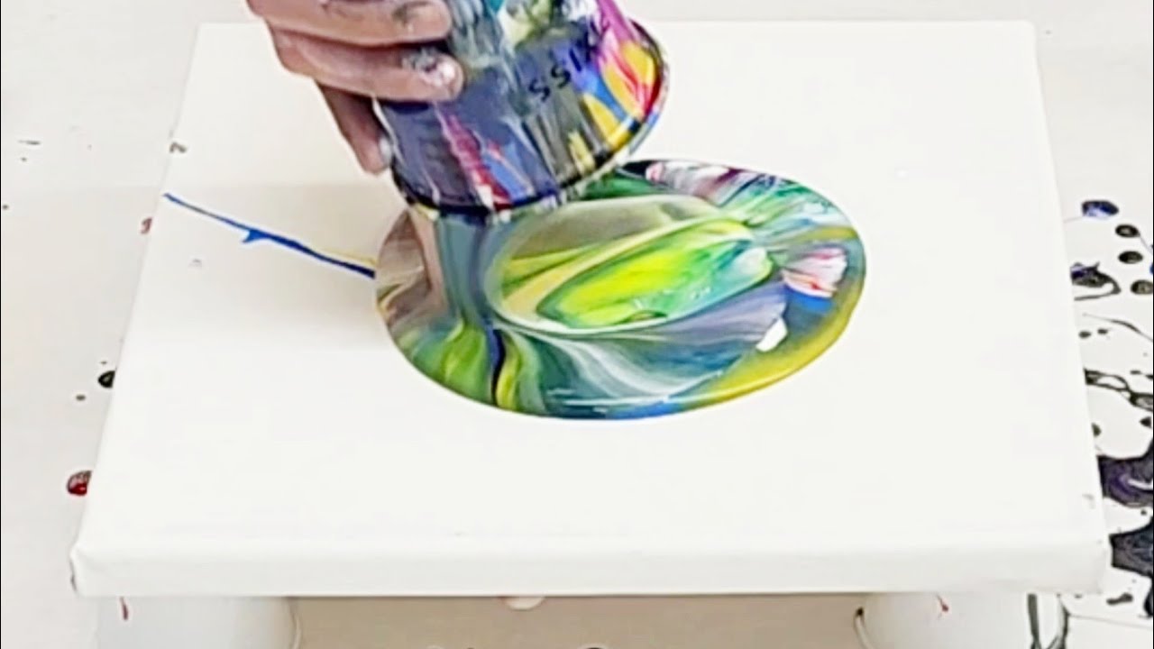Acrylic Pour Flip Cup - YouTube