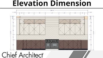 Using Auto Elevation Dimensions for Wall Elevations