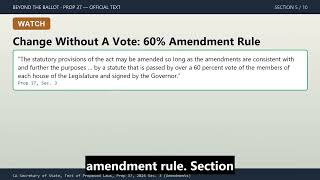Prop 37 Explained: The $25B Home-Loan Bond and What Can Change Without a Vote