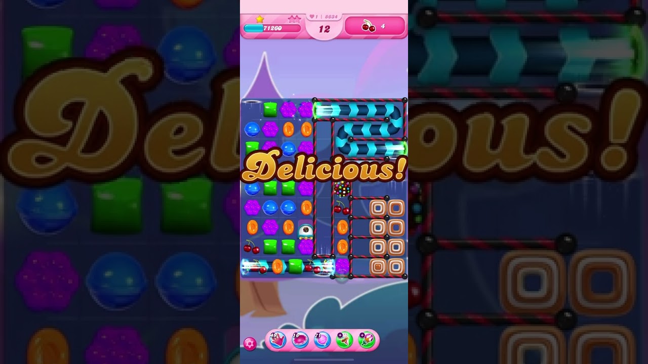 Candy crush saga no boosters level 8634 YouTube