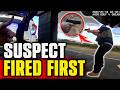 Bodycam Captures Deadly Moment Evil Shooting Suspect Fires at Cops