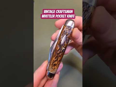 Vintage Craftsman Whittler Pocket Knife   