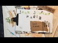 Layering Ephemera #GoldMining #papercrafting #junkjournal #processvideo #upcycle #recycle #art