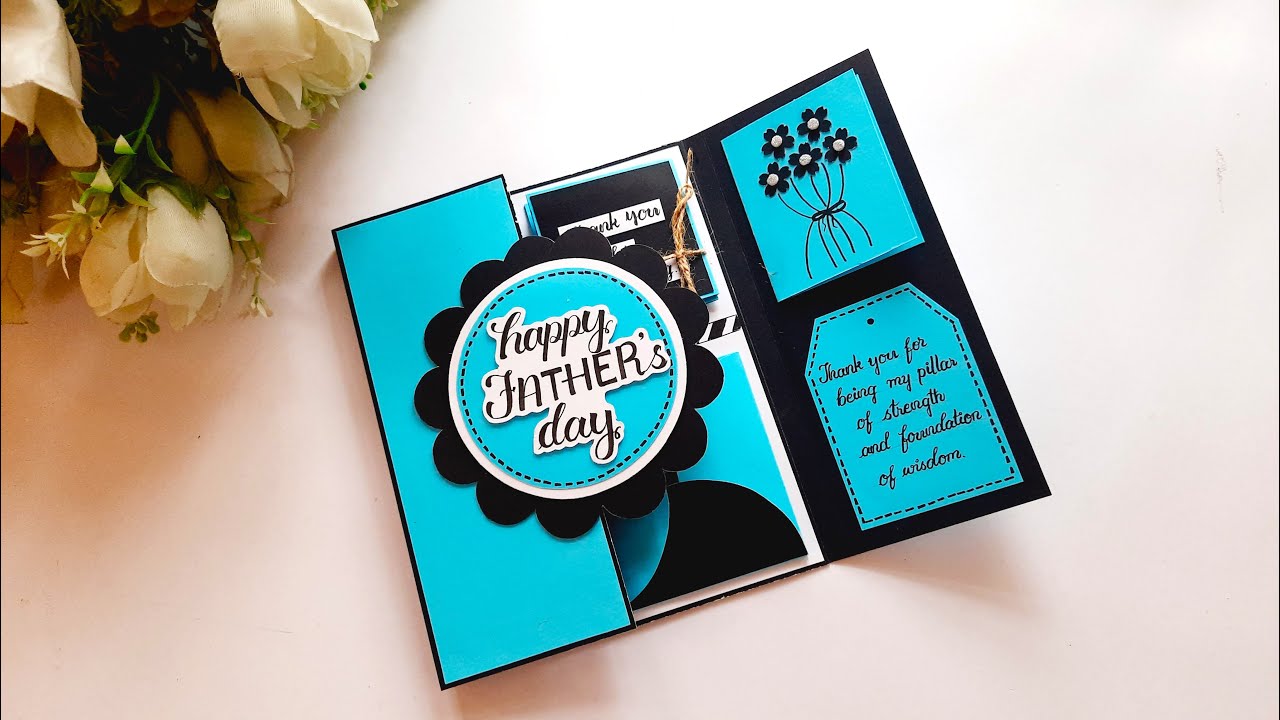 DIY Father's Day Greeting Card | Beautiful Handmade Greeting Card | Father's Day Special | Tutorial