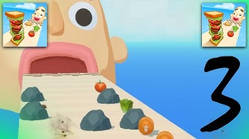 Sandwich Runner - Gameplay All levels Walkthrough Part 3 - ios, android gaming