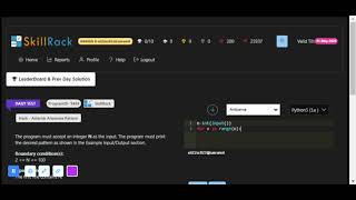 Information skillrack daily test|skillrack python|15/9/2023|skillrack daily challenge today solution| Guide