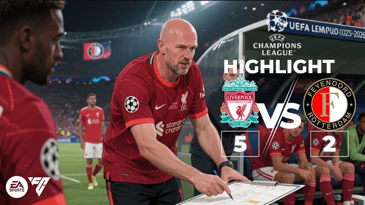 bài hát dễ hát FC 25 Career Mode | Arne Slot’s Tactics & Liverpool vs Feyenoord Analysis | UCL 2025/2026!