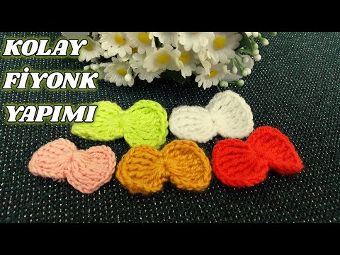 Çok Kolay ve Basit Tığ İşi Fiyonk Yapılışı | Yapılışı Çok Kolay