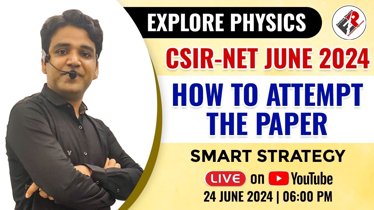 A Strategy for CSIR NET JUNE 2024! Increase Your Chances of Acing the ...