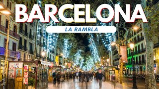 Spain At Night - Nocturnal Magic La Rambla Barcelona Night Walk