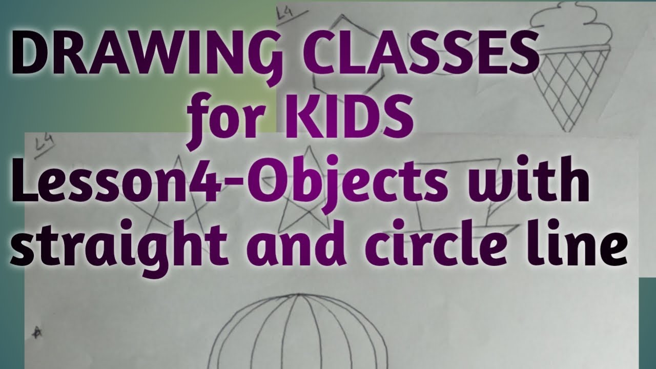 Drawing tutorial, #4, How to Draw Objects, Drawing tutorial, Kid series ...