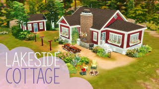 Lakeside Cottage with Bunkie | The Sims 4 Stop Motion Build | NoCC