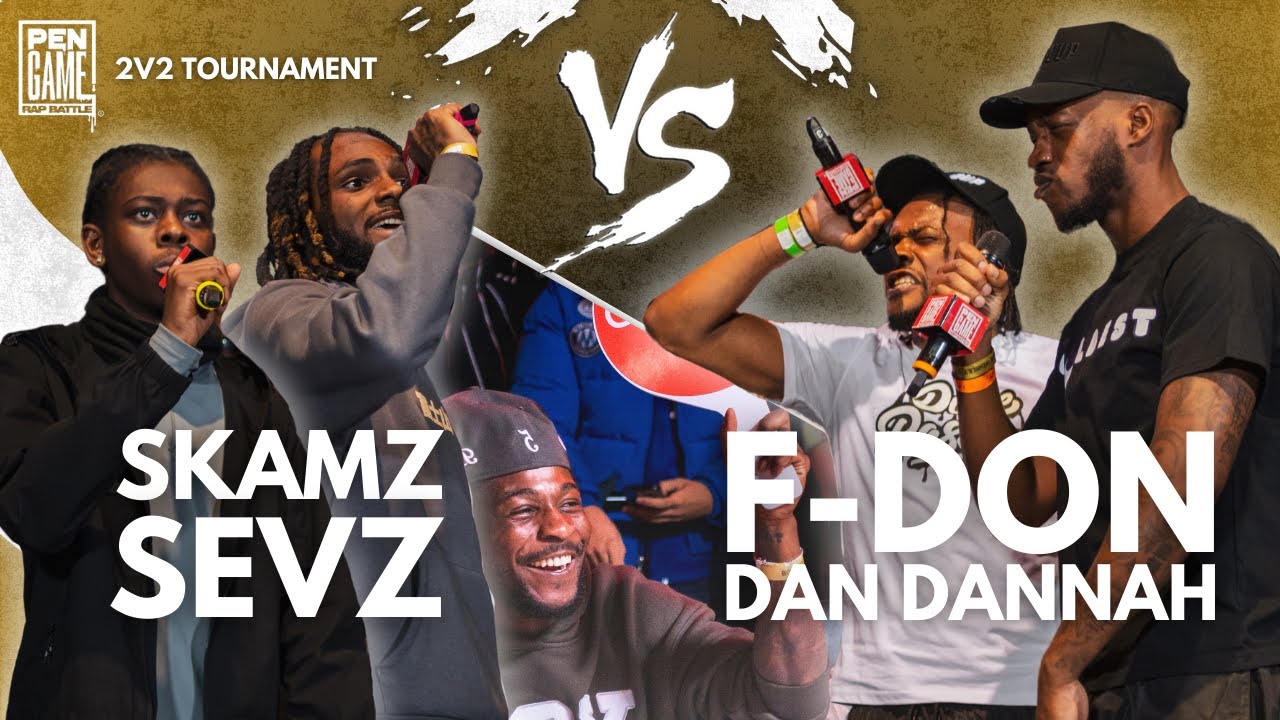 SKAMZ & SEVZ vs F-DON & DAN DANNAH | PenGame Rap Battle 2024