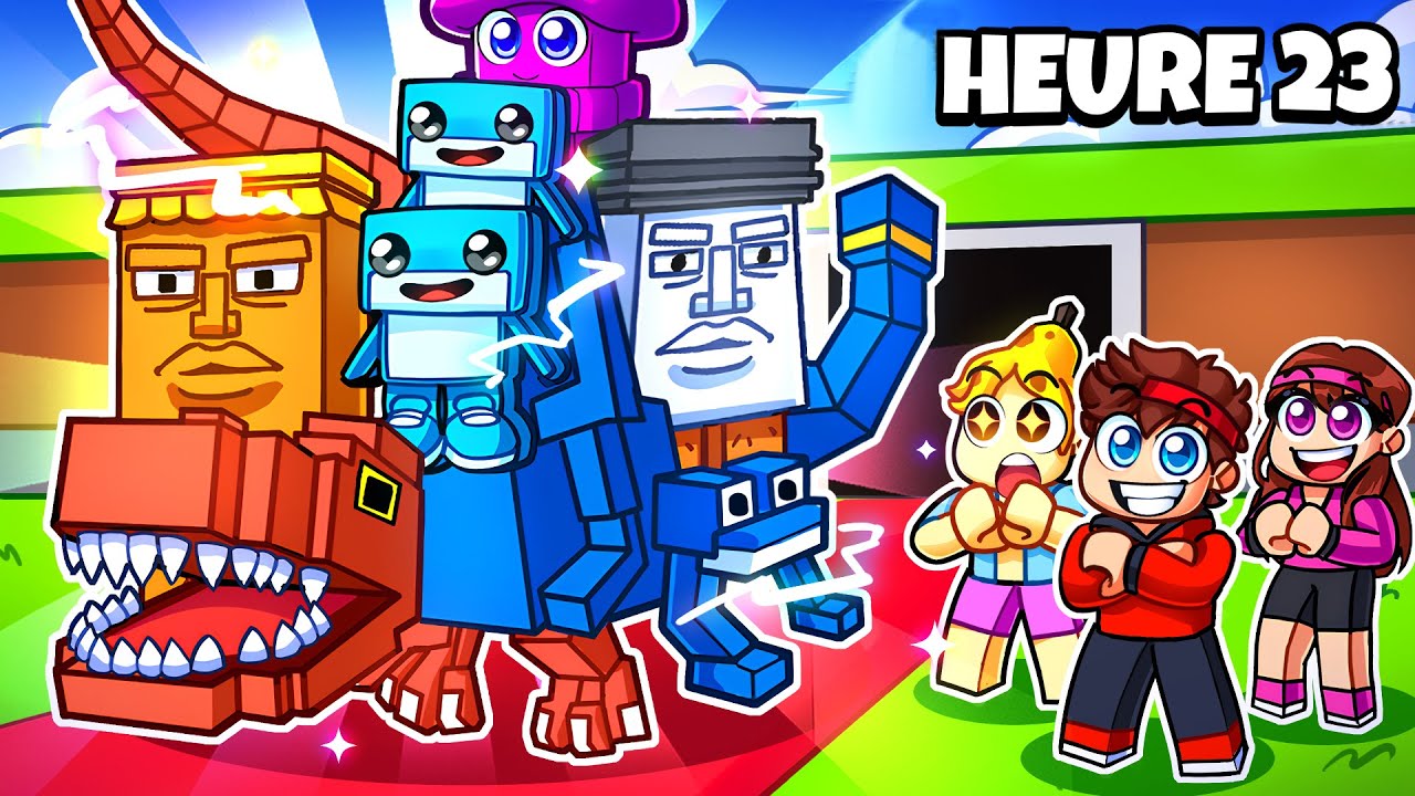 J'ai passé 24 Heures dans un Serveur ADMIN sur Steal a Brainrot Roblox !