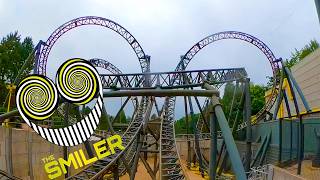 The Smiler Roller Coaster! World Record Most Inversions! Alton Towers - Multi Angle POV