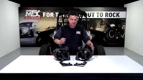 MTX THUNDER5 Audio Kit Installation for 2019+ Polaris RZR Vehicles with Ride Command