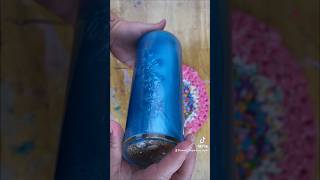 Making a #snowglobe  beach tumbler 🏖️🍹#beachvibes #summerdrink #summercrafts #shorts #subscribe