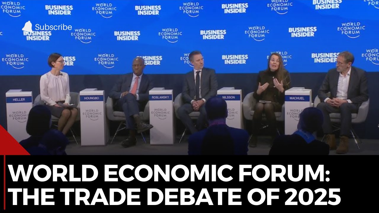 World Economic Forum 2025: Town Hall on Tariffs and Trade - YouTube