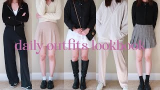 Minimalistic Everyday Outfits Lookbook for Winter/Spring 🌷ㅣAbercrombie & Fitch and ASOS mini-haul by jenny 영경 106 views 2 years ago 7 minutes, 26 seconds