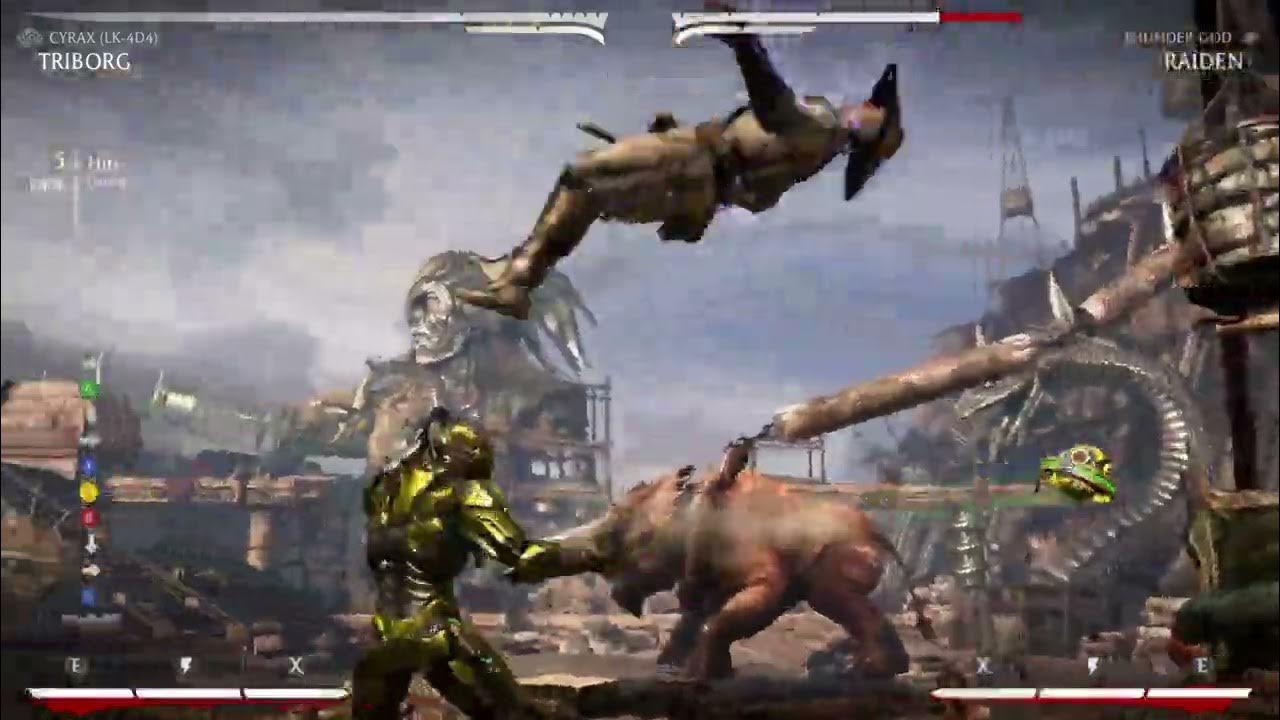 MKX Cyrax net after bomb / meterless armor break YouTube