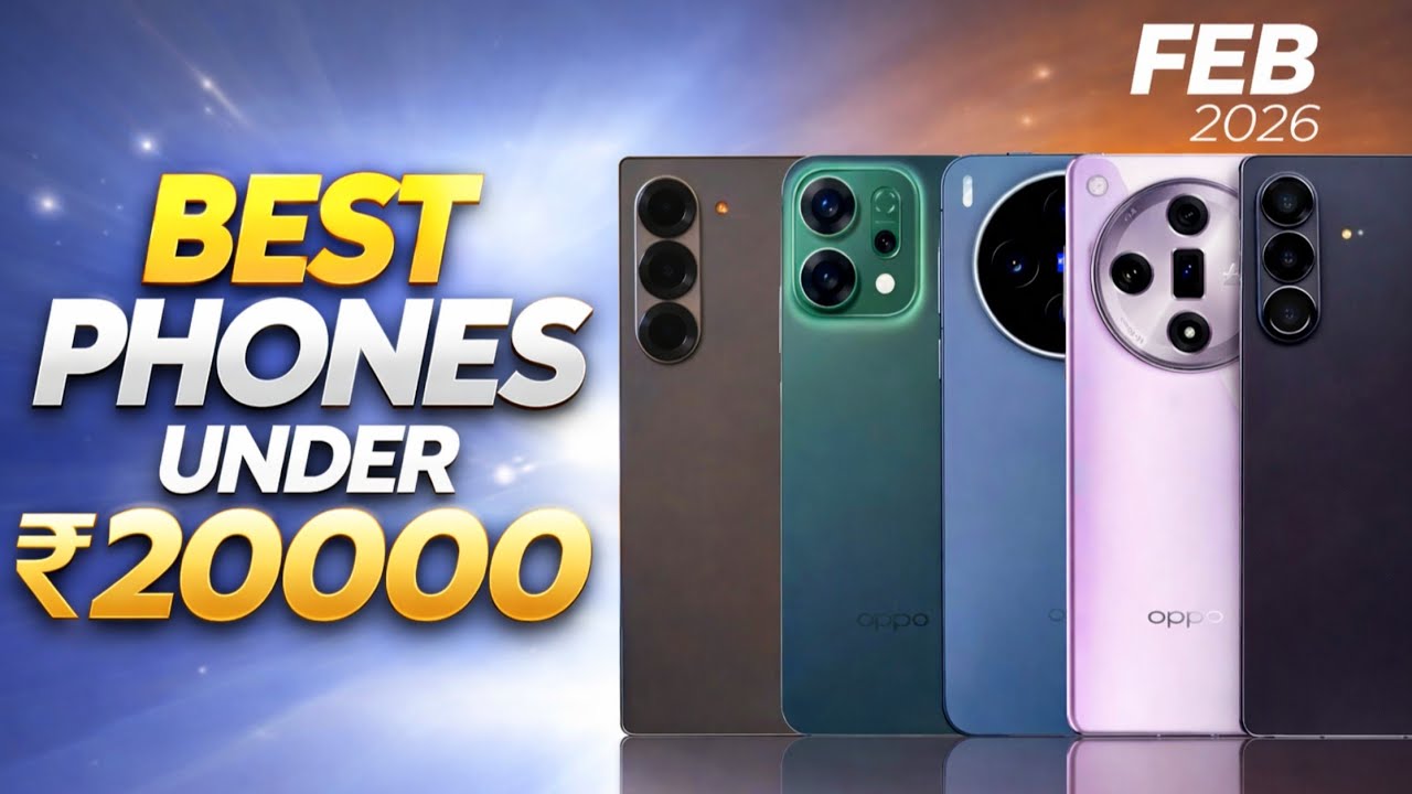 TOP 5 Best Phone under 20000 2026 | 4K VIDEO RECORDING - YouTube