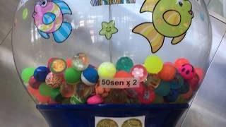 Neon Colors Bouncy Balls Vending Machine