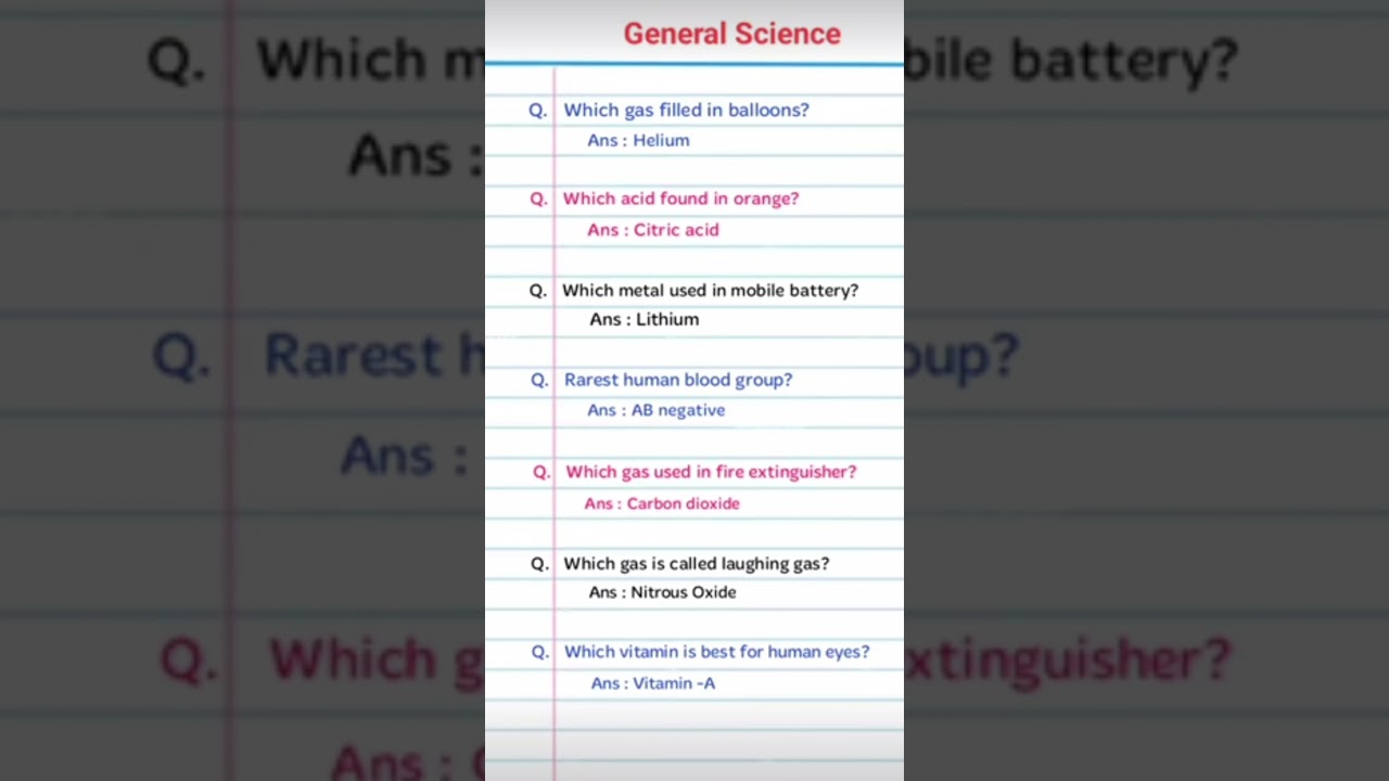 Chemistry Important Questions # Viral # all exams # trending shorts #