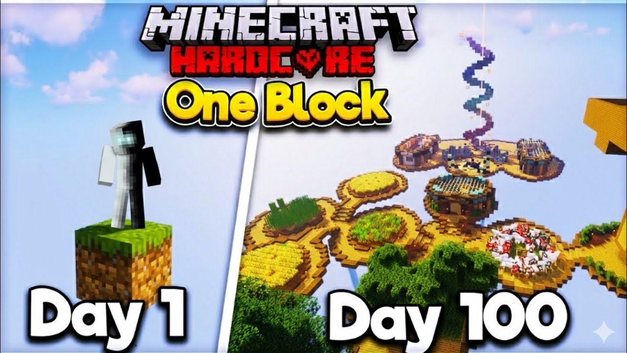 Hard-core💔 Oneblock challenge | can I do it😱