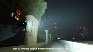 Acebeam X80 Gt-2 34000 Лумена И 498 Метра Далекобойност Cree Xhp50.3. 4X18650 Li-Ion