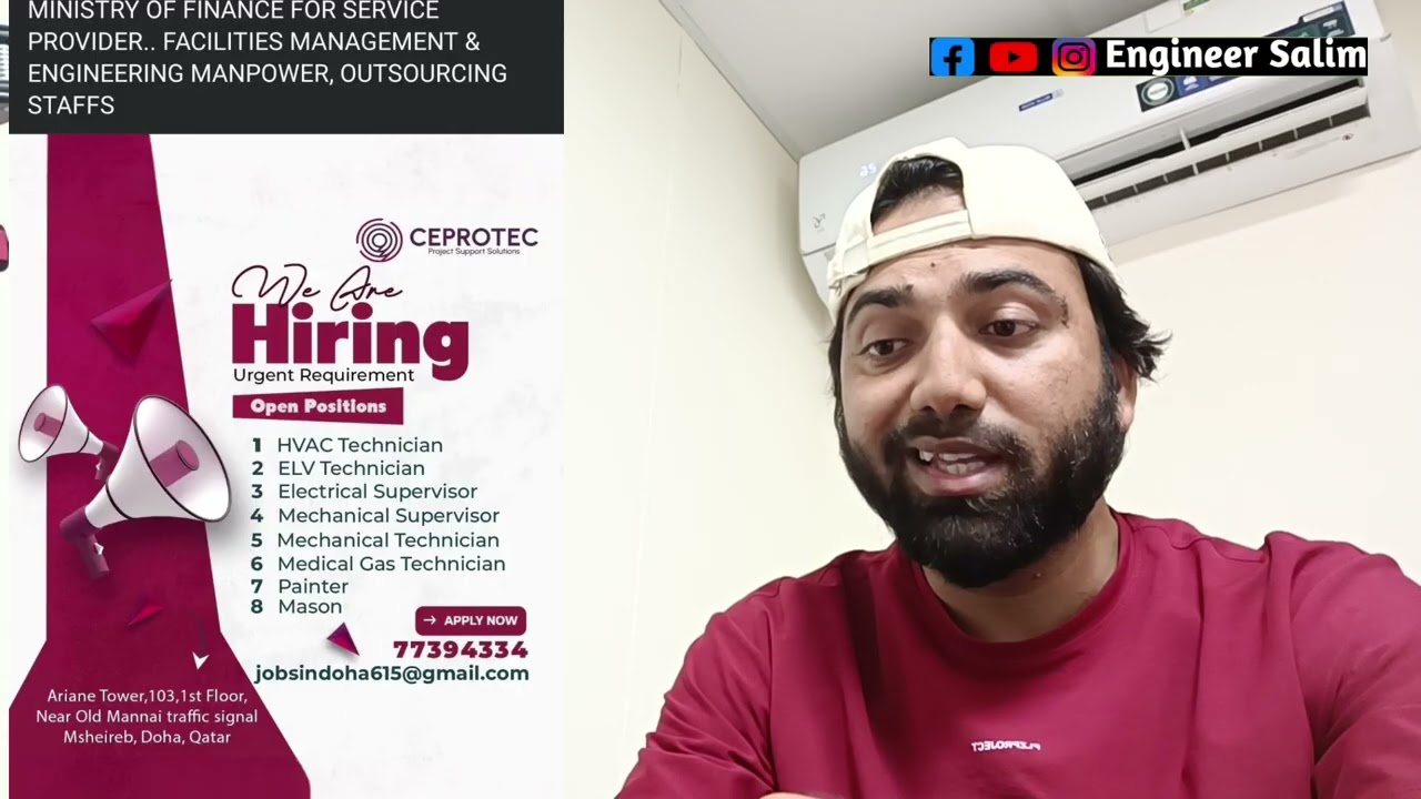 Qatar Best Company Hiring 2025 ! अच्छी सैलरी है जल्दी अप्लाई करें !