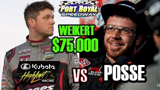 HIGH LIMIT VS PA POSSE: Who Wins the $75,000 Bob Weikert Memorial @ Port Royal Speedway?