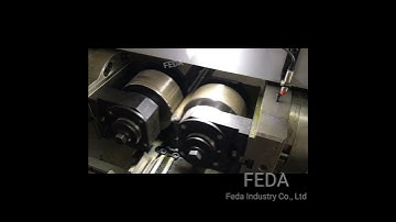FD-15T automatic through feed thread rolling machine for making external thread on rods #machine