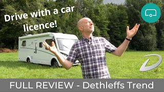 LIVEIN Review of CarLicence Friendly A Class Motorhome: Dethleffs Trend I7057DBL