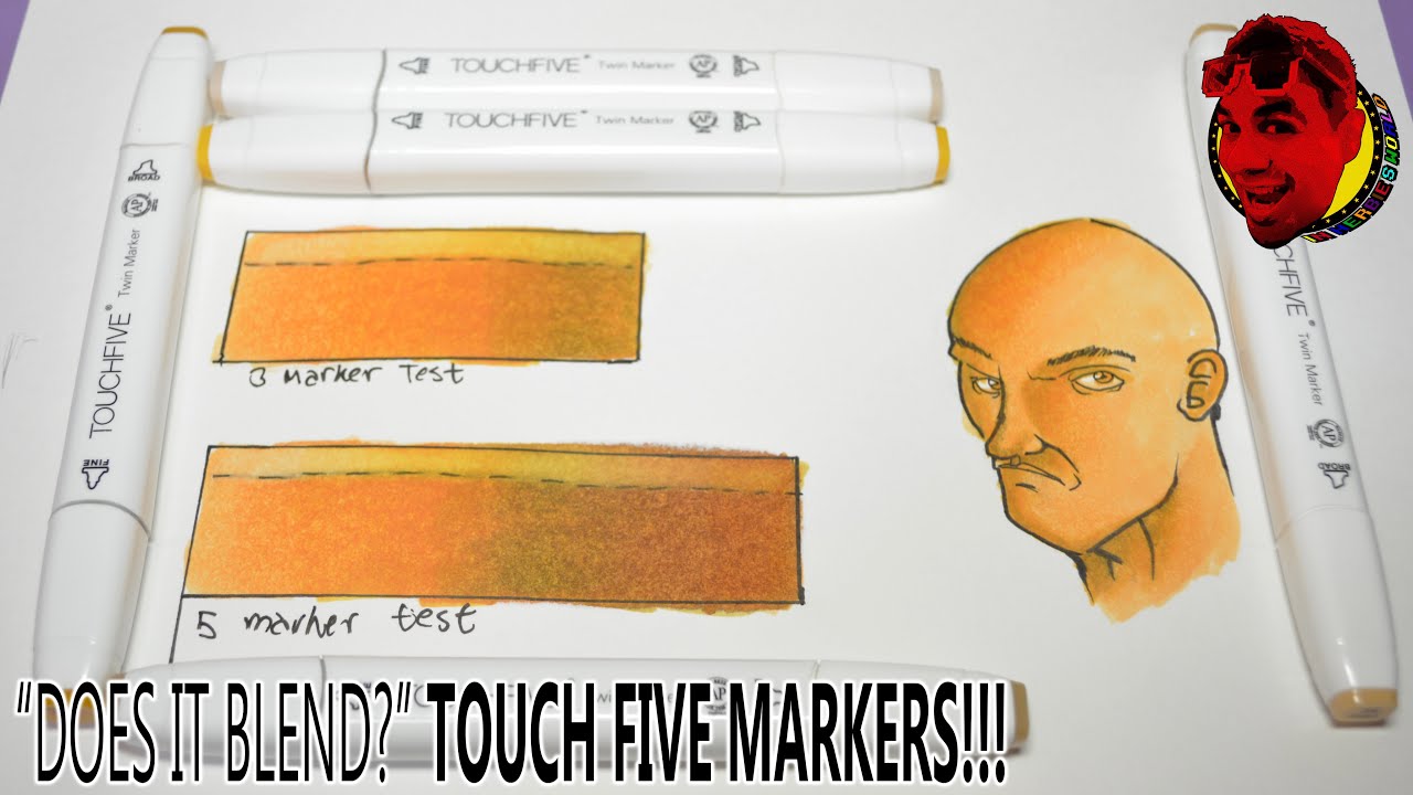 Touch Five Twin Markers Color Chart