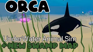 New SWAMP MAP and ORCA WHALE in Underwater Animal Sim.... screenshot 3