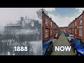 Original football league stadiums then and now